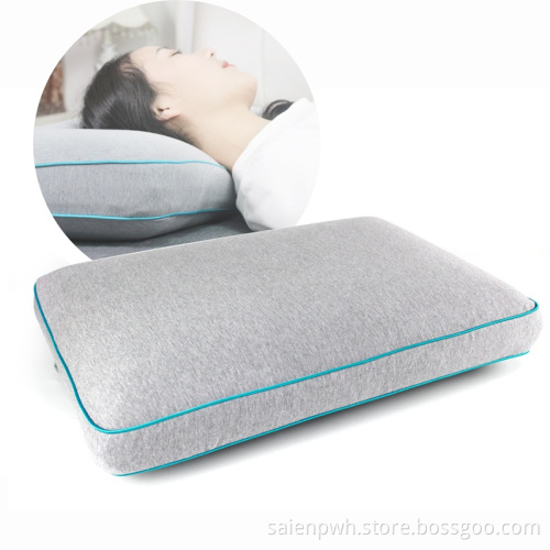 Breathable bread shape memory foam neck protection pillow